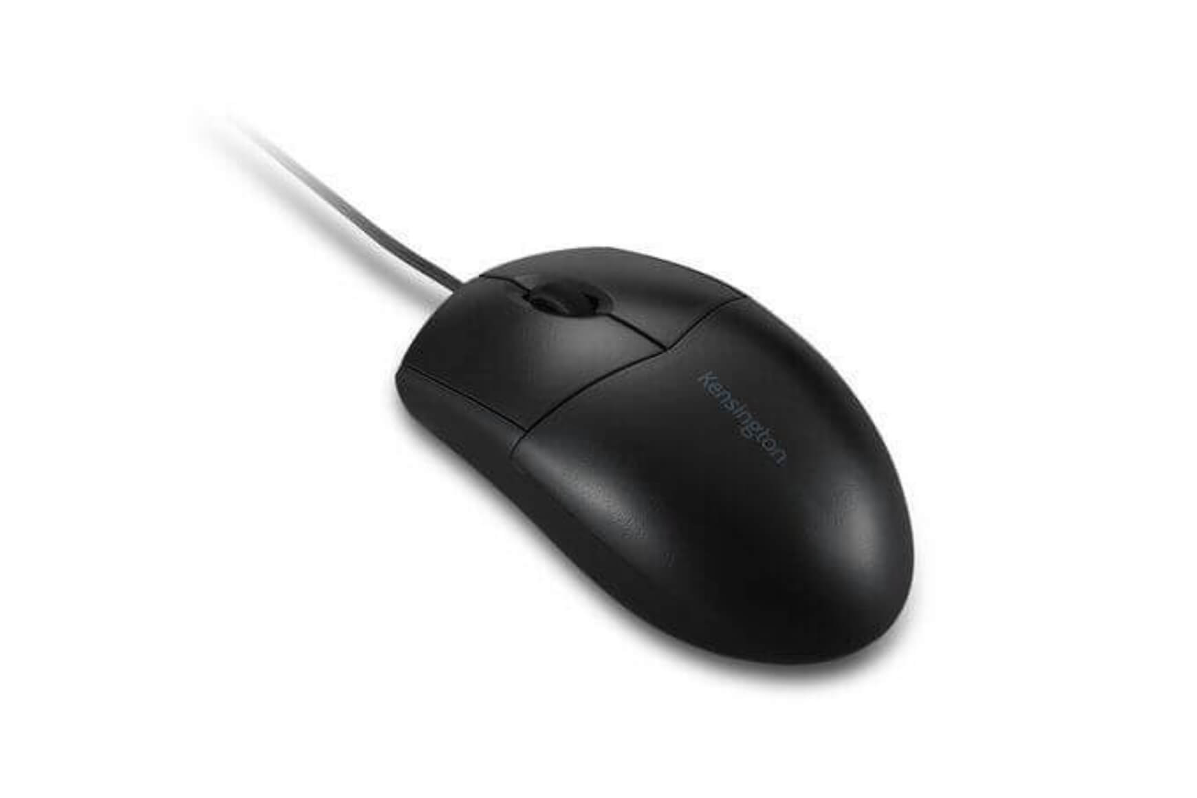 Mouse Kensington ProFit, cu fir, dimensiune medie, vandabil, negru