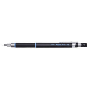 Creion mecanic profesional PENAC Protti PRC-107, 0.7mm, con metalic cu varf cilindric fix - albastru