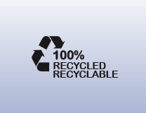 100 % Recycled Recyclable